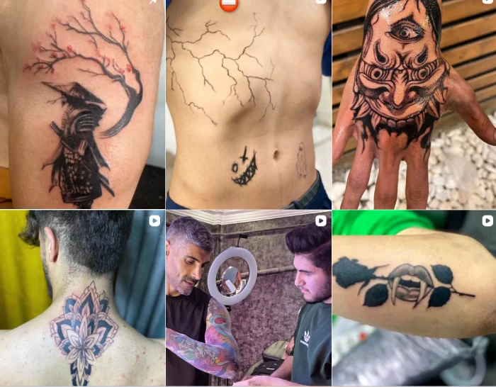 گالری تصاویر تتو امیر گرگان 1