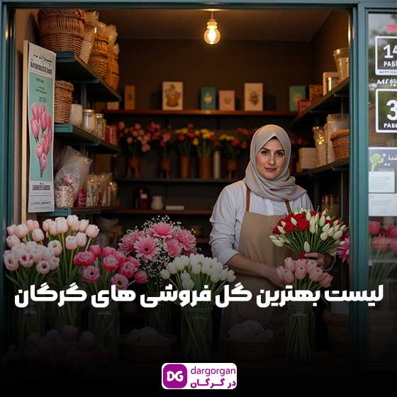 گل فروشی گرگان - بهترین گلفروشی های گلشهر و عدالت