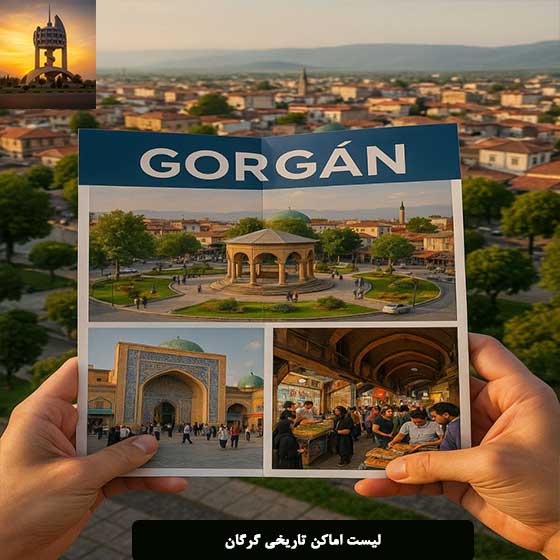 لیست آثار و بهترین اماکن تاریخی گرگان
