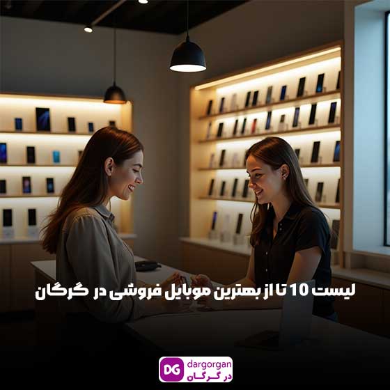10 تا از بهترین موبایل فروشی گرگان