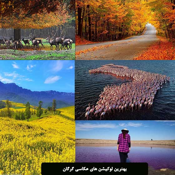 خاص ترین لوکیشن ها برای عکاسی در گرگان