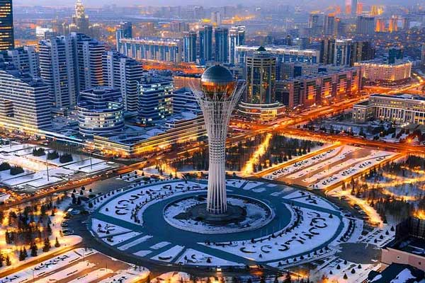 تور قزاقستان از گرگان با پرواز مستقیم