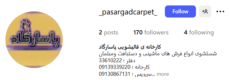 قالیشویی پاسارگاد گرگان