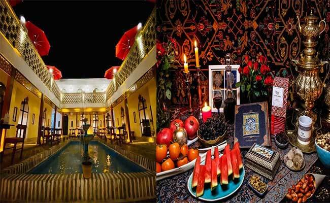 کافه رستوران درباری بهترین کافه گرگان برای شب یلدا